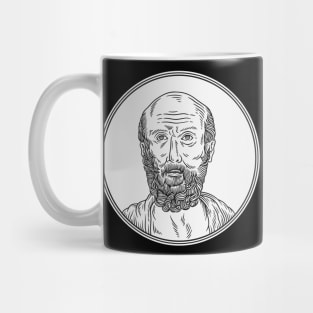 Hippocrate line art Mug